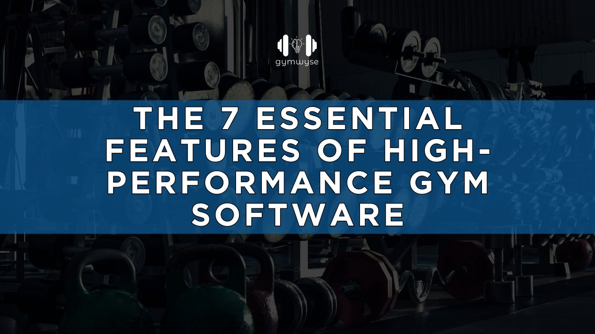 Digital dashboard displaying essential gym software features including scheduling, billing, and reporting, representing comprehensive fitness management software.